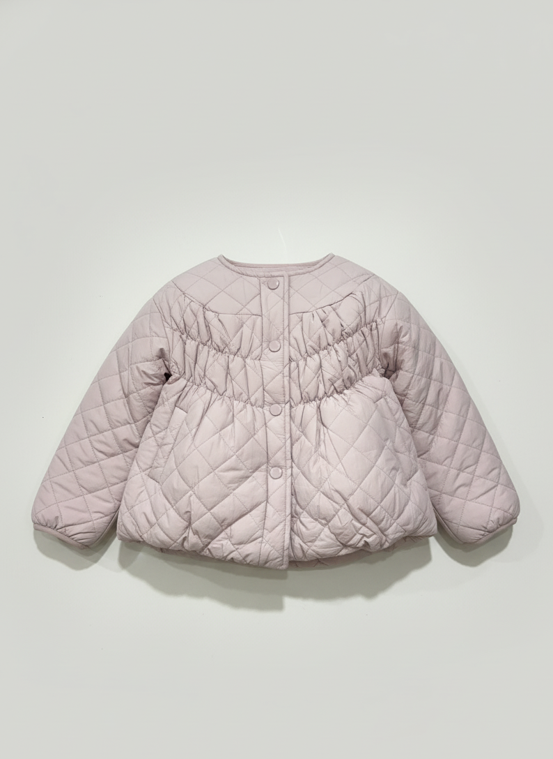 Lilac Puff Quilted Jacket