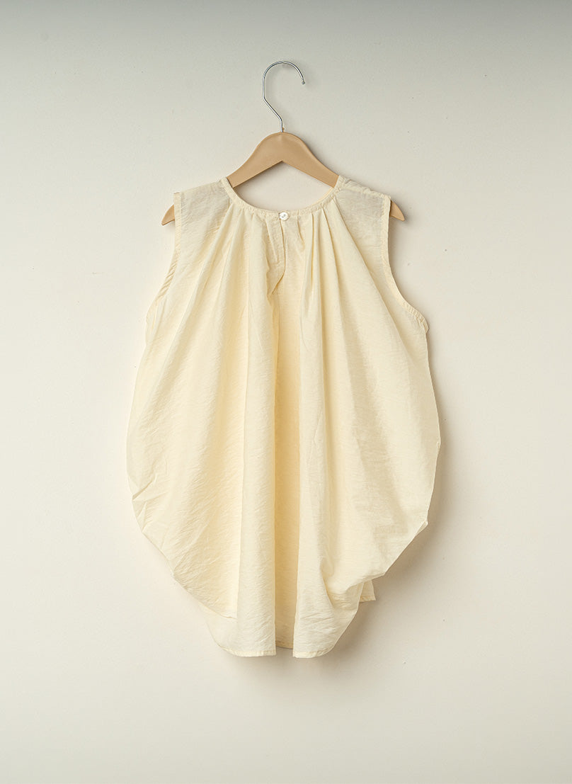 Butter Yellow Ballon Dress