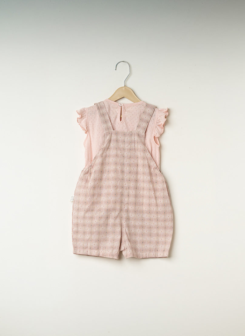 Rosewood Floral Lace Dungaree