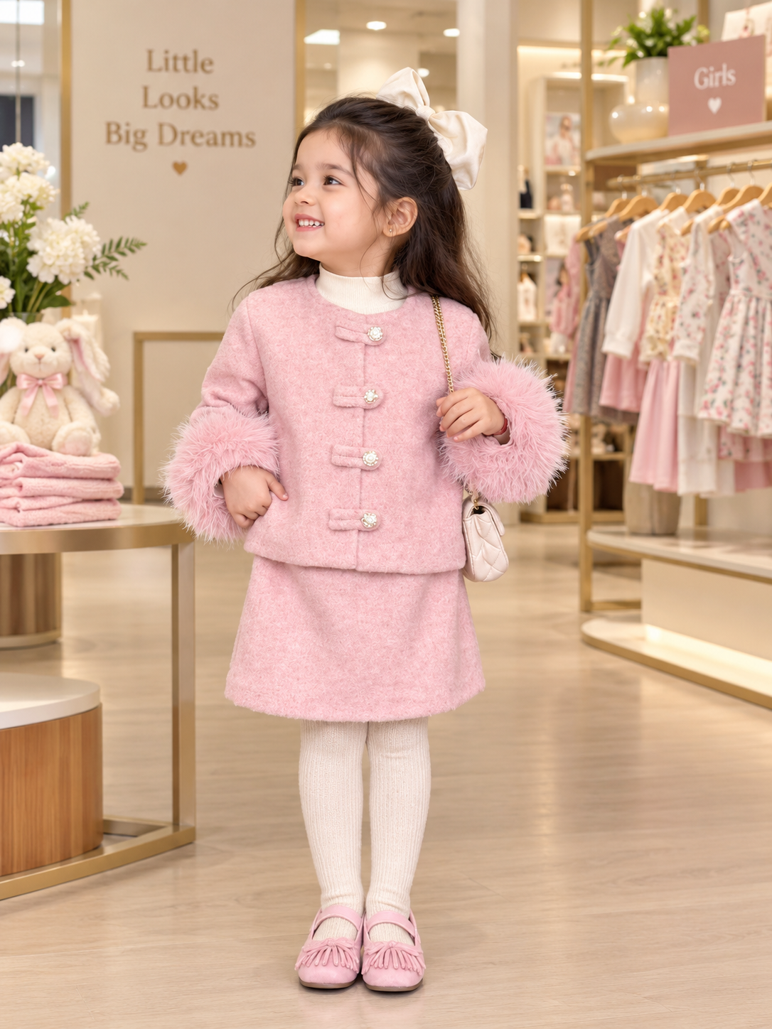 Miss Pink Puff Coord Set
