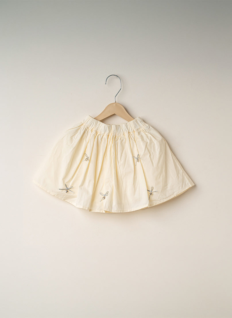 Butter Yellow Little Bow Set