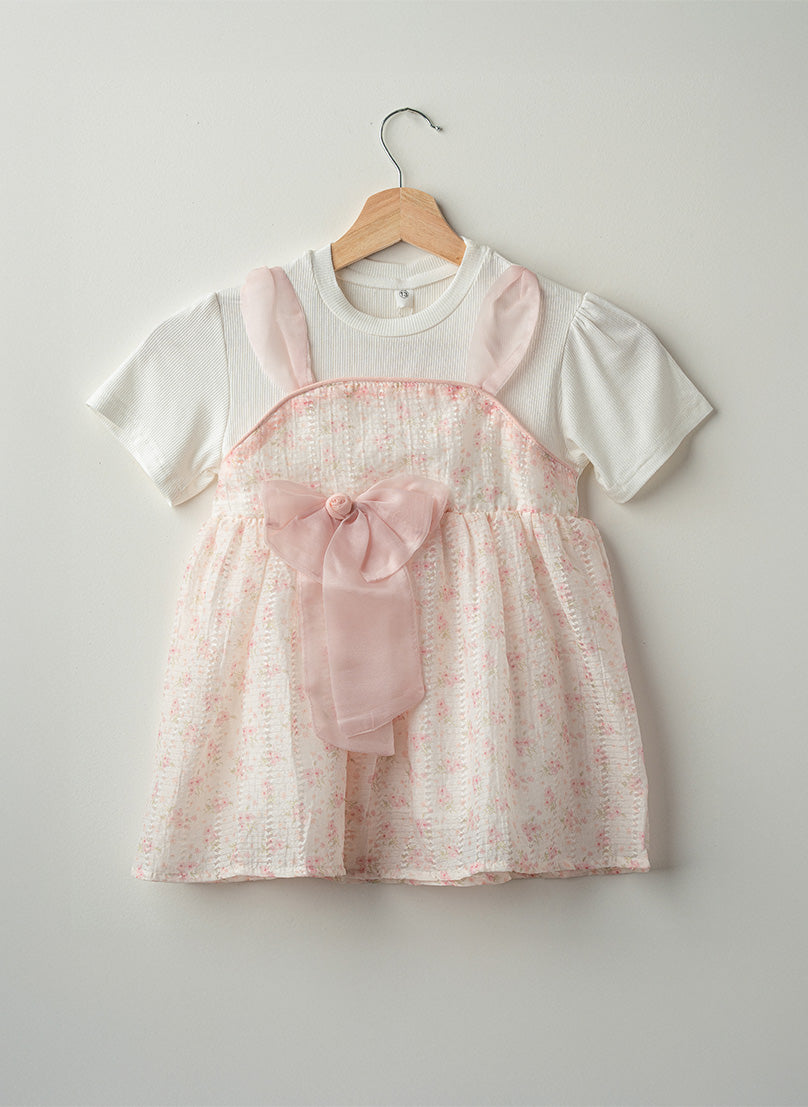 Petal Pink Overlay Dress