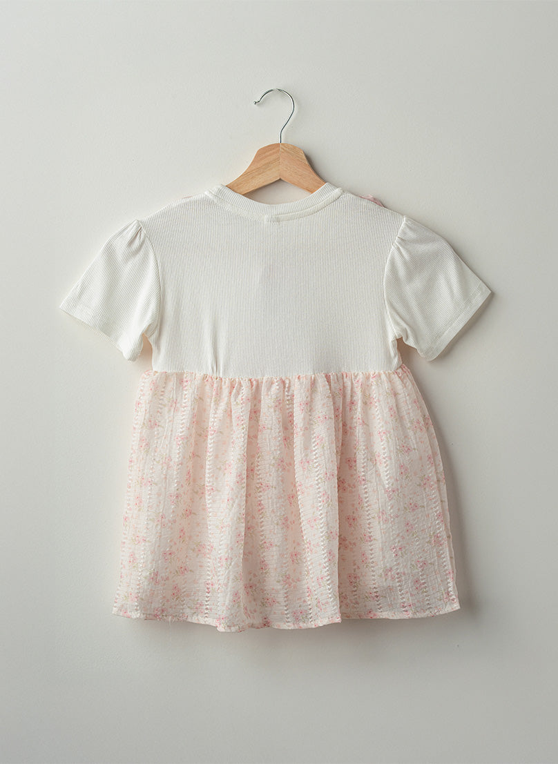 Petal Pink Overlay Dress
