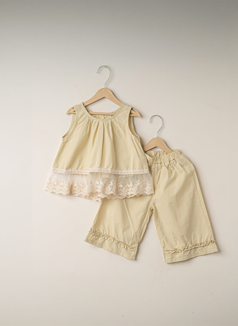 Sage Green lace Cord set