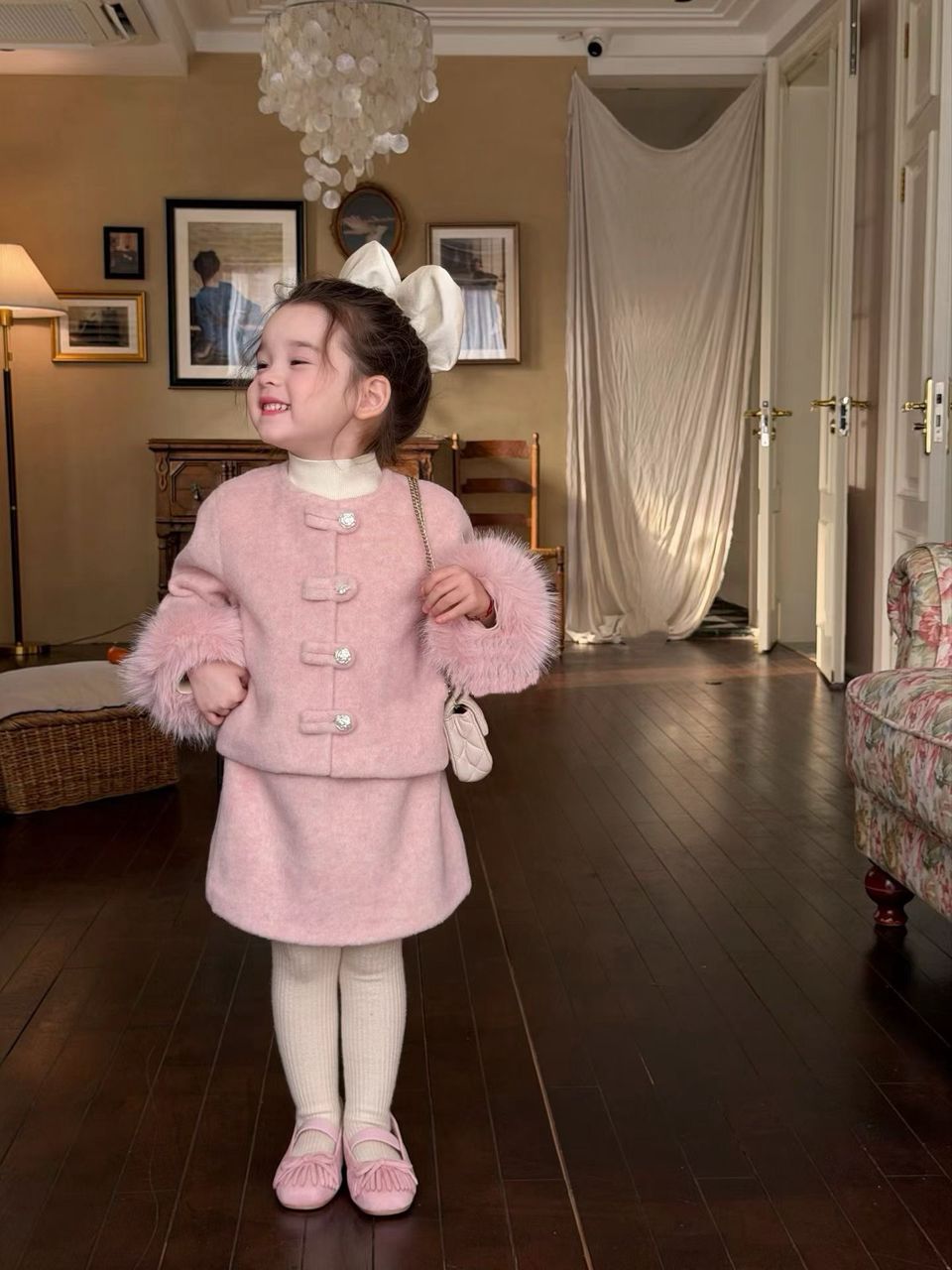 Miss Pink Puff Coord Set