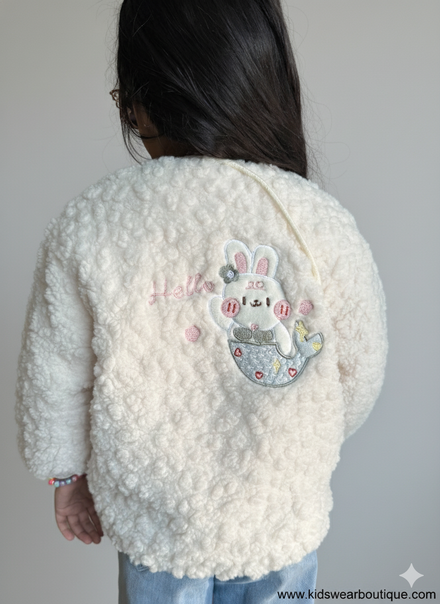 Ivory Heart Ruffle Dress