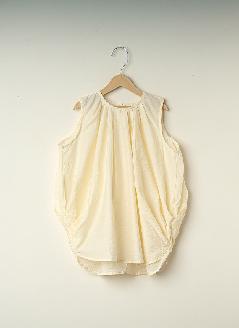 Butter Yellow Ballon Dress