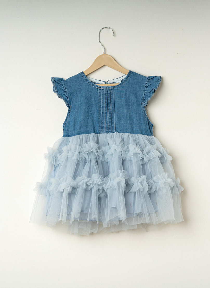 Denim and Tulle Dress