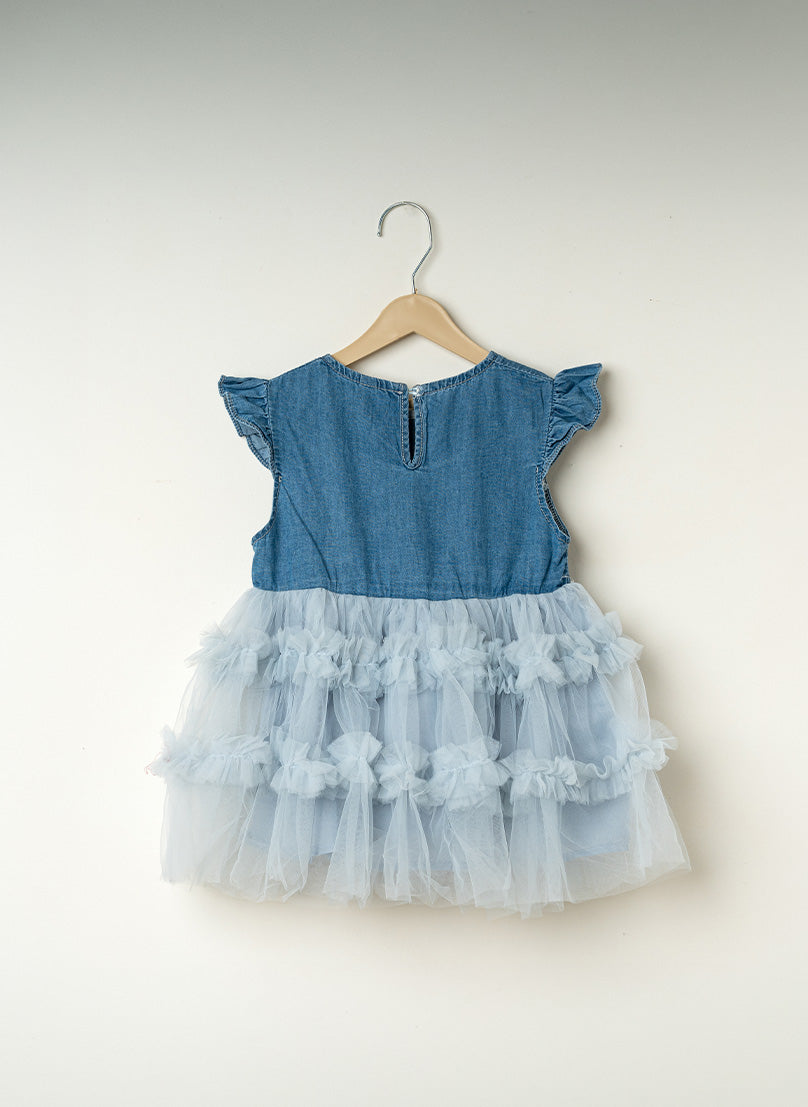 Denim and Tulle Dress