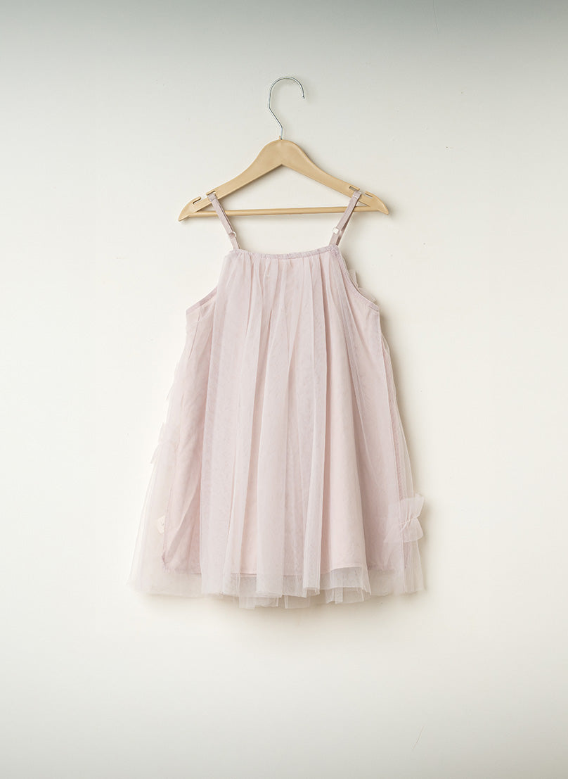 Soft Lilac Dreamy Mist Ruffled Party Dress