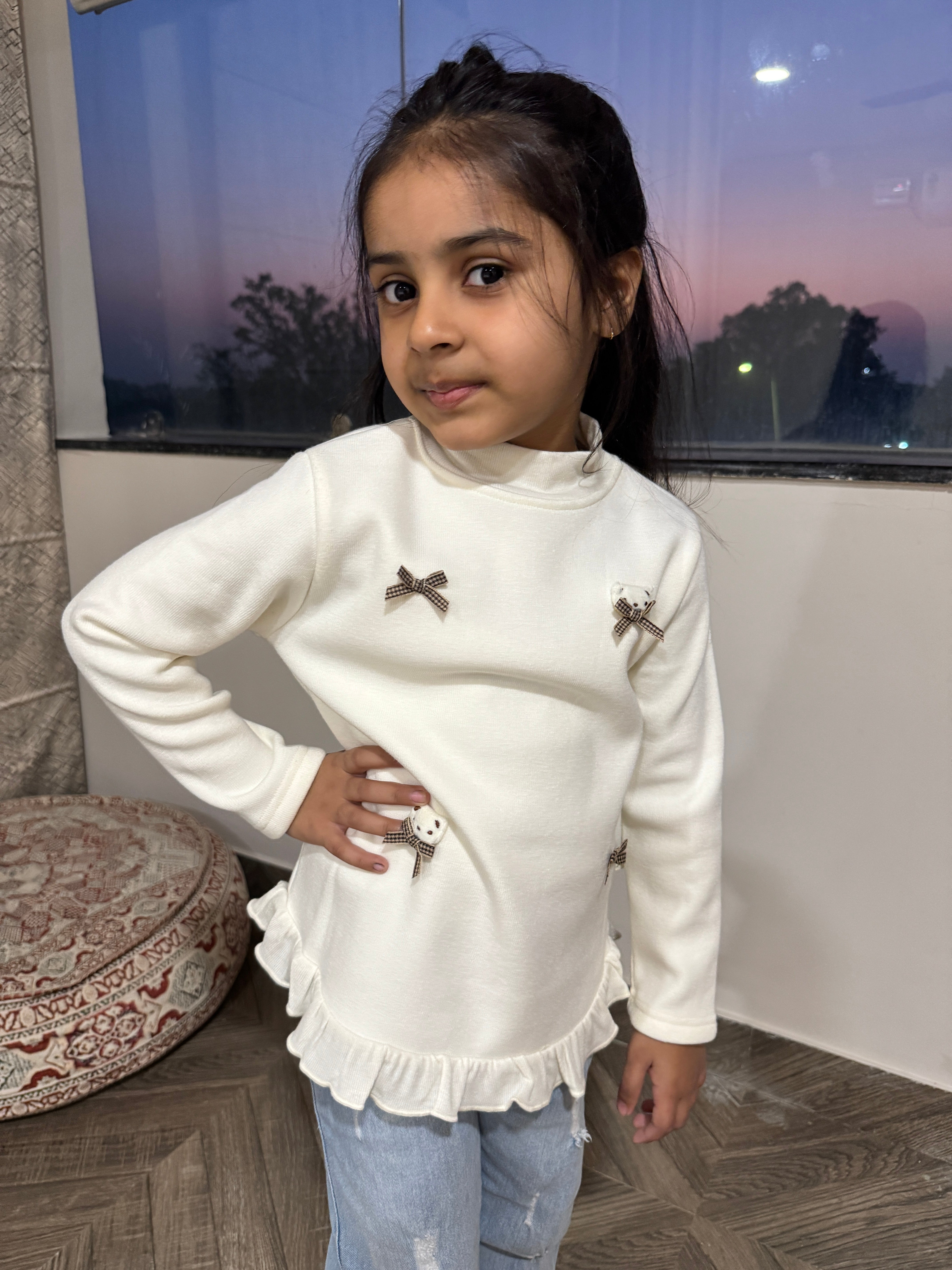 Ruffle Pullover