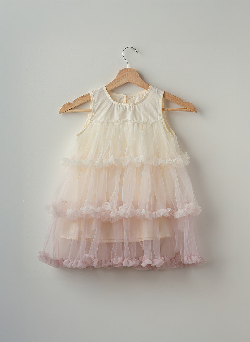 Ombre Ruffle Dress
