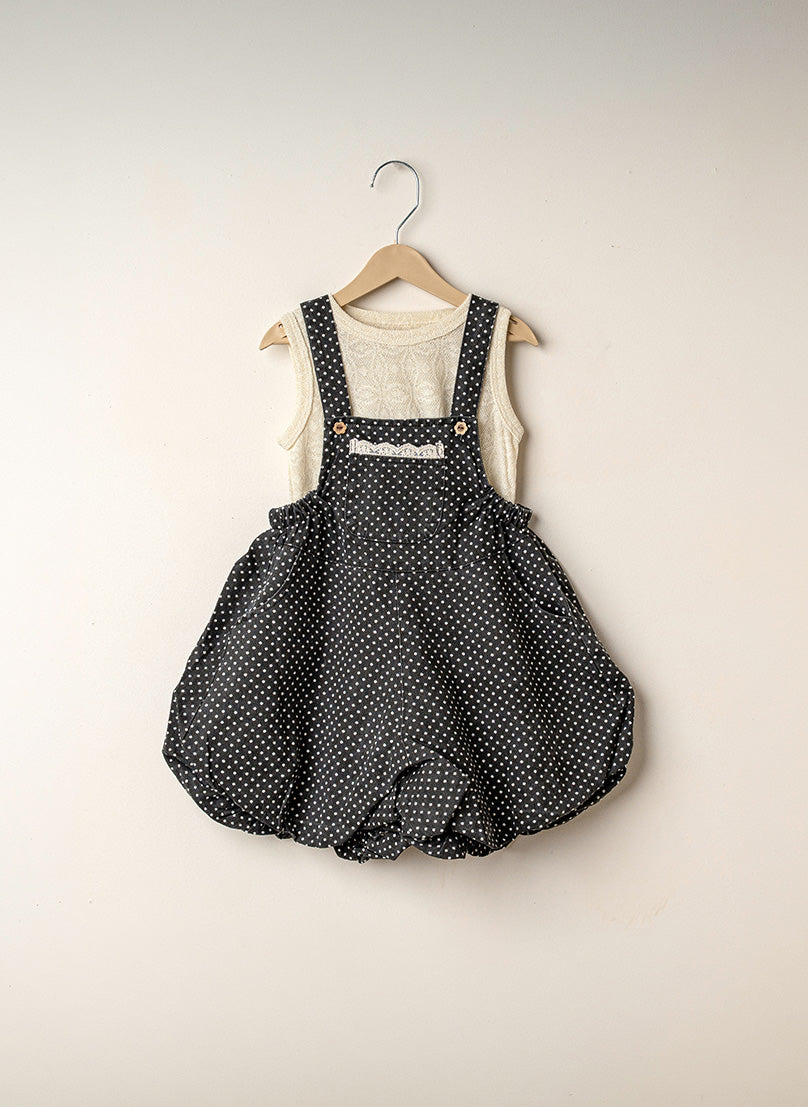 Polki Dot Dungaree set (2 piece set)