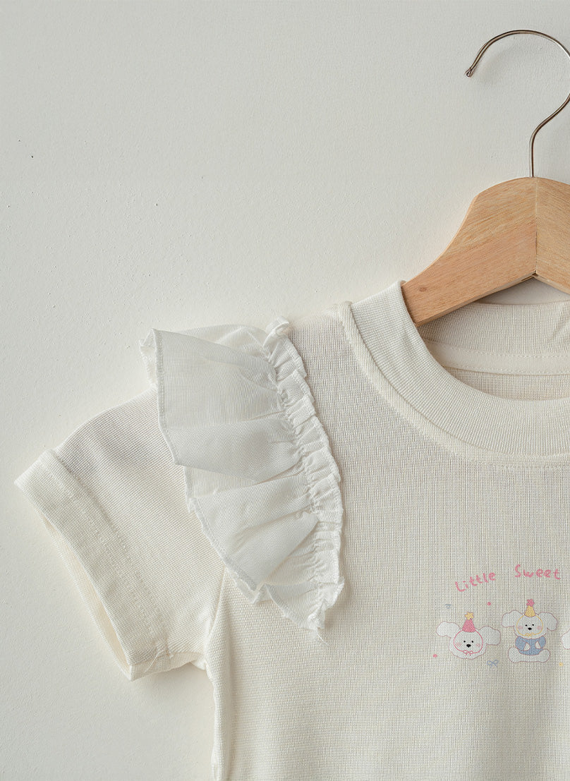 Ruffle Puppy Tee