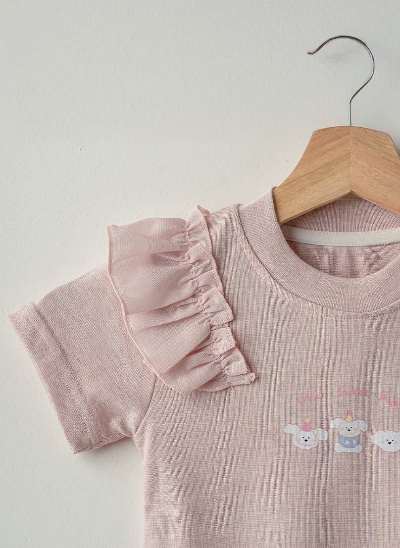 Ruffle Puppy Tee