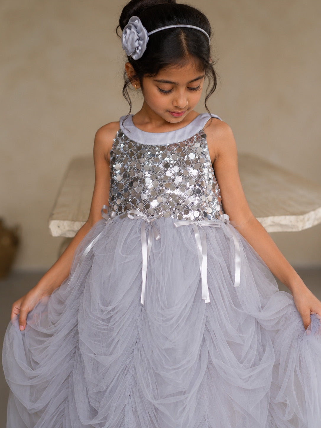 SILVER SWAN DRESS