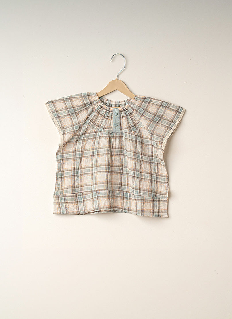 Dusty Blue The Checkered Charm Set (Copy)